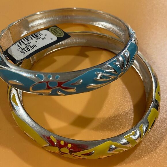 Colorful Enamel Bangles - Picture 3 of 7